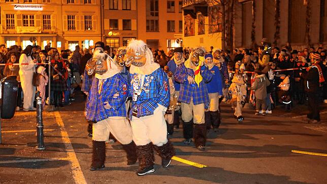 Bild 11: Die Fasnacht wird verbrannt. Hunderte Narren nehmen in Konstanz Abschied