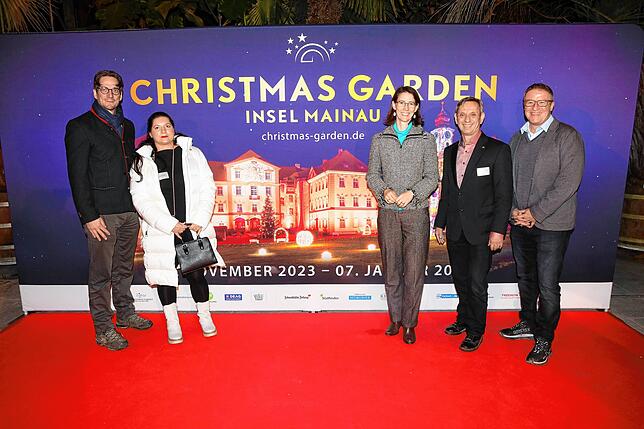Bild 10: Insel Mainau: Bilder vom Start des Christmas Garden 2023 - Teil 2