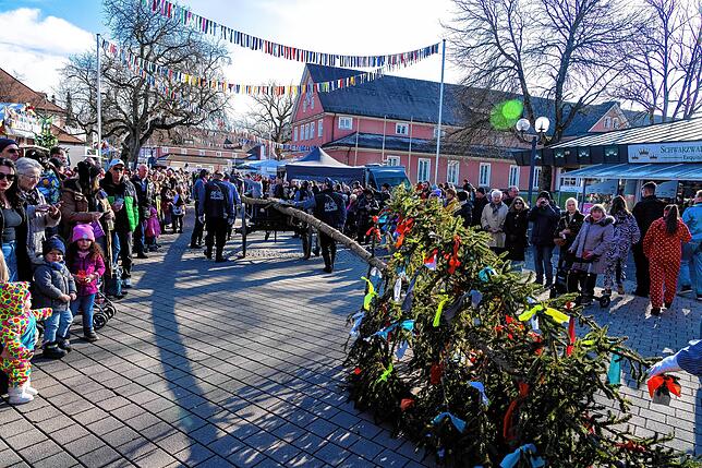 Bild 1: So schön war‘s am Samstag beim Umzug des Narrentreffens in Bad Dürrheim