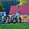 Gutes Ende eines schwierigen Abends: Nach dem Großeinsatz bei der Bernhardshütte bei Unterkirnach sind alle erleichtert.