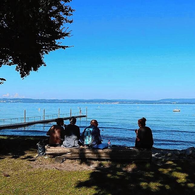 Mach mal Pause: Ein Plätzchen zur Rast am Wasserist auf der Strecke jederzeit zu finden.