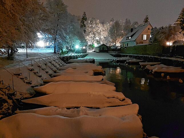Bild 8: Das kommt so bald nicht wieder: Neue Bilder aus dem Winterwunderland rund um Überlingen und Salem