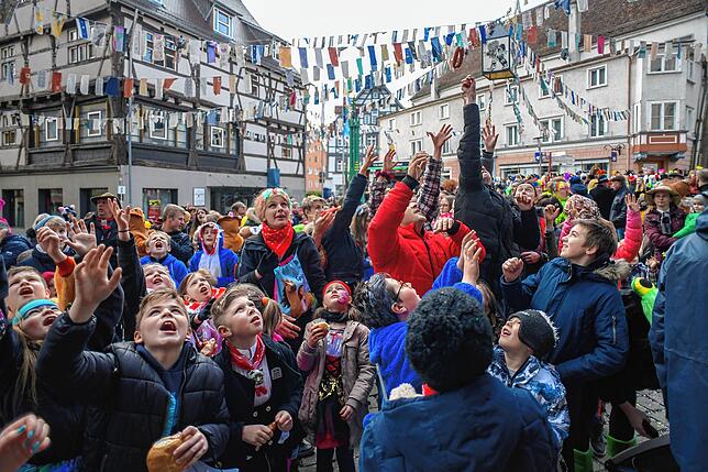 Schmotziger Dunnschdig in Meßkirch.