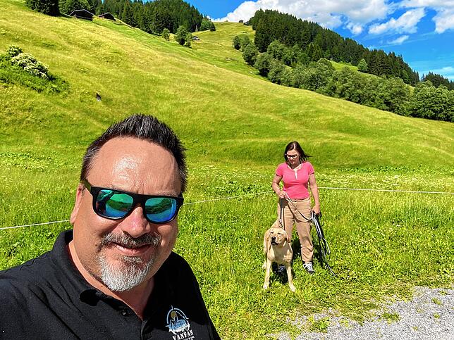 Gemeinsam mit seiner Lebensgefährtin Andrea ist Thomas Lengsfeld so gut wie jedes Wochenende mit dem Wohnmobil unterwegs. Hier in der ...