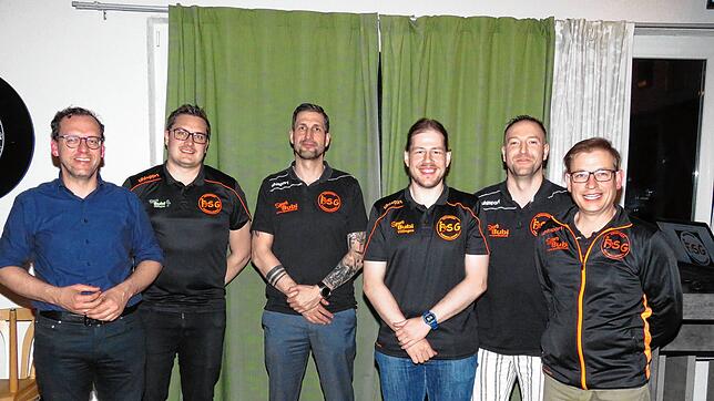 Der Vorstand der Fußballschule Geisingen (von links): Bürgermeister Martin Numberger, der zusammen mit Christian Keller Schirmherr ist, ...