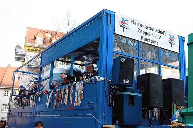 Bild 8: Großer Narrenumzug 2024 in Konstanz &ndash; die besten Bilder gibt&lsquo;s hier &ndash; Teil 5