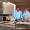 Gerd und Susanne Wurst in den Räumen des Küchenstudios Wurst. An dieser Stelle wird kräftig umgebaut. An der Wand im Hintergrund soll ...