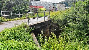 Die kleine Brücke bei der Alten Schmelze nahe Ippingen muss für viel Geld neu gebaut werden. Foto: Jutta Freudig