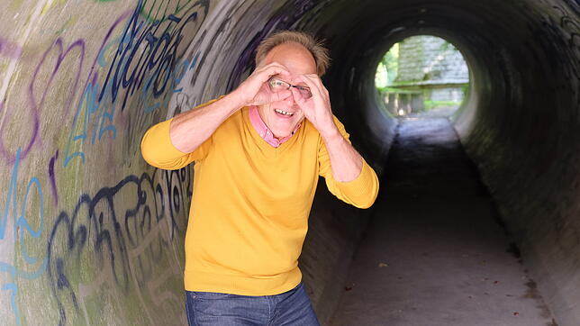 Übt schon einmal den Tunnelblick: Dennoch möchte Stadtrat Walter Sorms mit seinem Anstoß vor allem klären, ob denn ein Tunnel für ...
