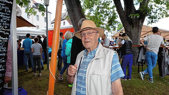 Bild 34: Gute Stimmung beim Hafenfest! Am Wochenende geht es in Staad nochmal rund