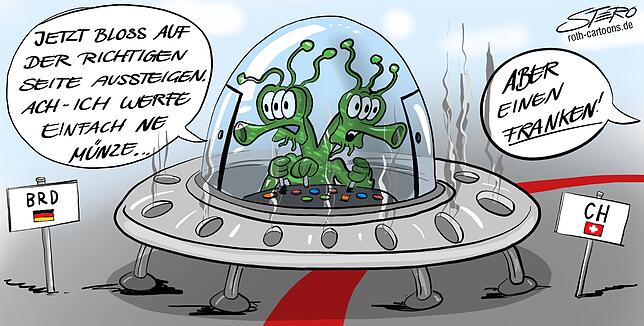 Bild 1: Die Grenzen zur Schweiz sind vor über zehn Jahren verschwunden. Aber was ist mit den Grenzen in unseren Köpfen?