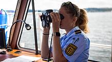 (Symbolbild) Die Wasserschutpolizei (hier die Wapo Konstanz) ist immer wachsam.