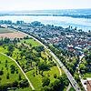 Blick auf Allensbach: Hier soll die neue B33 unter die Erde verlegt werden.
