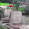 Punktlandung: Am 28. Juli 2020 war die Wutachbrücke termingerecht abgerissen. Bild: Bernhard Lutz