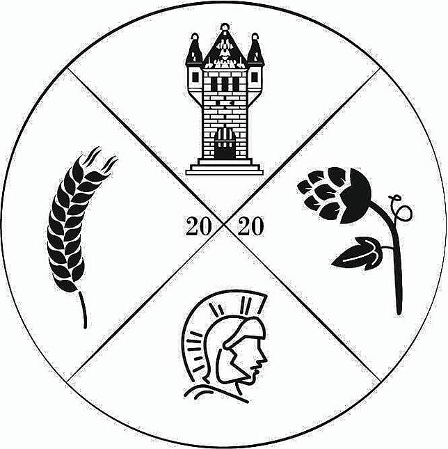 Das Logo der Privatbrauerei zeigt Verbundenheit zu Hüfingen und seiner Geschichte.