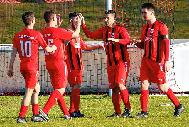 Erfolgsserie: Aufsteiger TuS Binzen ist in Punktespielen seit fast einem Jahr unbesiegt und will auch in der Bezirksliga für Furore sorgen.