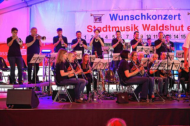 Bild 15: Die schönsten Bilder vom Wunschkonzert der Stadtmusik Waldshut am Chilbi-Montag