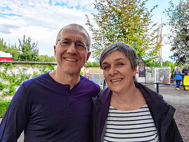 Vorfreude auch bei Geli und Klaus Eipperle aus Wahlwies: „Wir waren lange nicht mehr auf einem Konzert.“