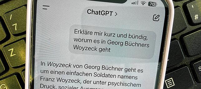 Für die Teilnahme am Literarischen Quartett reicht es nicht, aber einen schnellen Überblick kann Chat-GPT mit einfachen Prompts durchaus ...