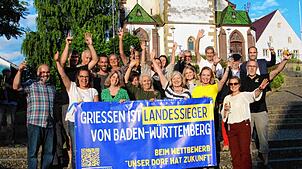 Groß ist in Grießen die Freude über die Goldmedaille beim Landeswettbewerb von „Unser Dorf hat Zukunft“. Am Mittwoch, 9. Juli, haben ...