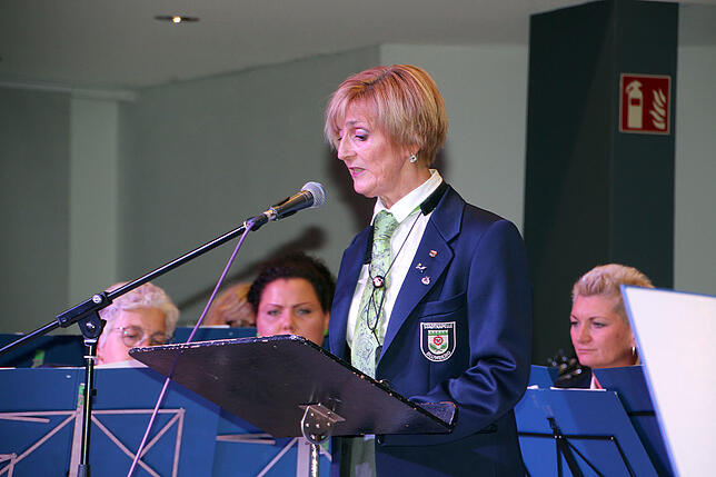 Angelika Sedlak, Vorsitzender der Stadtkapelle Bild: Bernhard Lutz