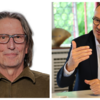 Wolfgang Moßmann von der Linken Liste Konstanz (links) kritisierte Uli Burchardt in der Sitzung des Gemeinderats am 25. September.