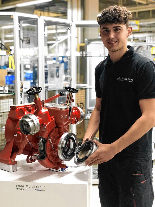 Für Projektleiter Nico Kleiser, der selbst bei der Feuerwehr Schollach aktiv ist, war die Erstellung des Schichtmodells eine spannende ...
