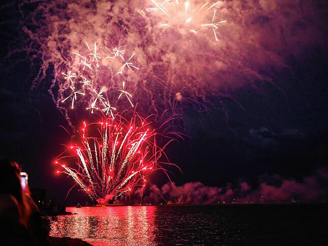Bild 16: Bilder vom Feuerwerk beim Seehasenfest