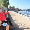 Erfreut zeigt sich Bürgermeister Edgar Lamm darüber, dass sich die Arbeiten zur Neugestaltung der Uferpromenade in der Endphase ...