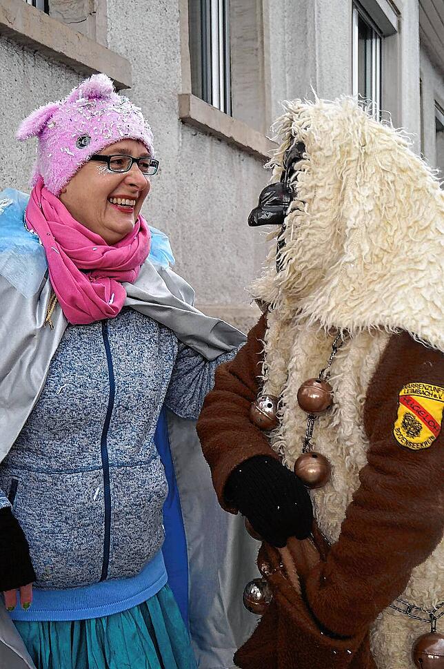 Die Leimbacher HUgelohs gehen auch schon Mal auf Tuchfühlung.