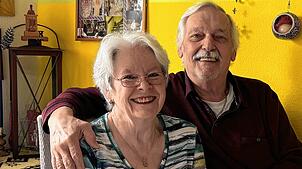 Juanita und Stefan Kurczynski aus Kadelburg haben sich vor 50 Jahren das Ja-Wort gegeben.