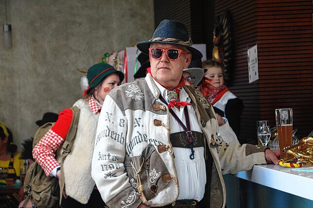 Bild 12: Viel Lokalkolorit beim närrischen Frühschoppen in Meßkirch