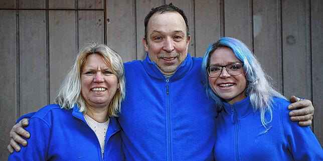 Die zweite Generation (v.l.) Susanne und Peter Rössler und Julia Gsell.