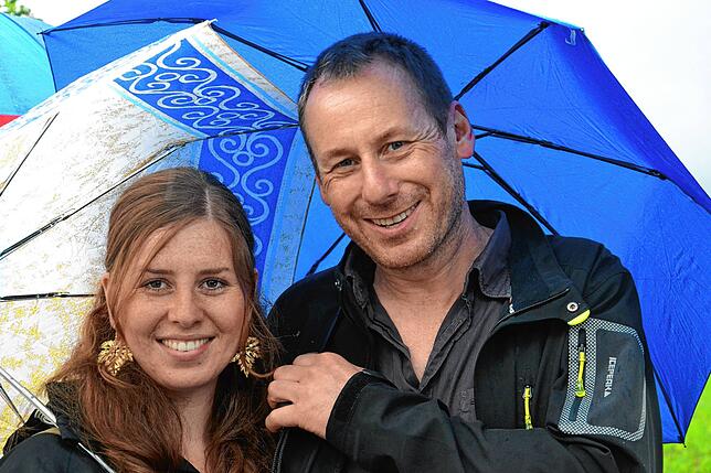 Jörg Sehmsdorf aus Konstanz war mit Tochter Julia 2012 auf dem Konzert von James Morrison.