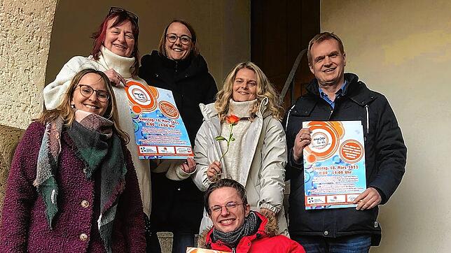 Das Team (von links) Karin Lehmann+Petra Wenninger (Caritasverband Sigmaringen-Meßkirch), Angelika Engel (Jugendpastorales Team ...