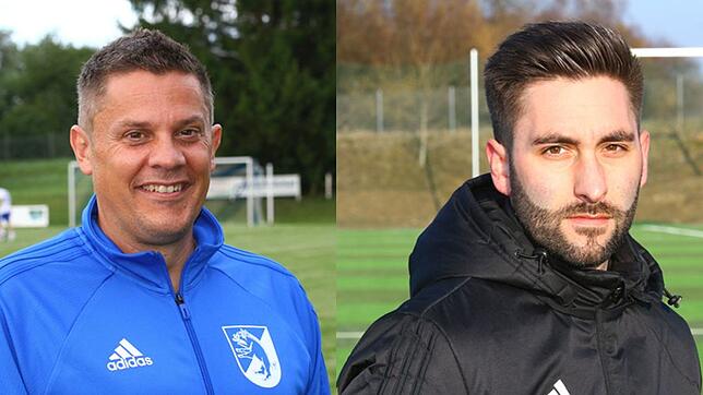 Trainergespann: Oliver Neff (links) und Michael Seifert verlassen nach der Saison den FC Tiengen 08 und setzen ihre gemeinsame Arbeit ...