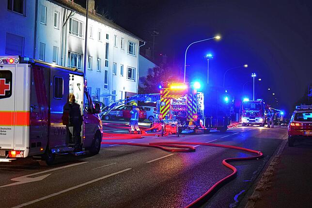 (Archivbild 2023) Wenn es brennt rückt nicht nur die Berufsfeuerwehr in Konstanz aus, sondern auch die freiwilligen Feuerwehren und ...