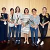Das Team des Frauen- und Kinderschutzhauses und der Beratungsstelle Courage wurde beim Festakt vorgestellt (von links): Marlies Sonntag ...