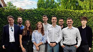 Der neu gewählte Vorstand der Jungen Union, OV Lauchringen (von links): Alexander Schmidle, Maurice Sobiera, Zoe Schreiner, Lea Kropf ...