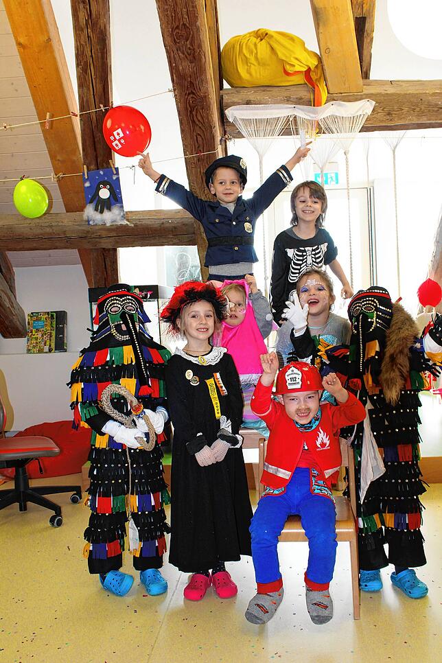 Bild 6: Hier gibt es Eindrücke vom Schmotzigen Donnerstag in den Überlinger Kindergärten