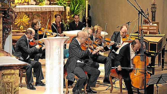 Das Barockensemble der Wiener Symphoniker bei einem seiner Konzerte in der Wallfahrtskirche in Triberg. Archivfoto: Michael Kienzler