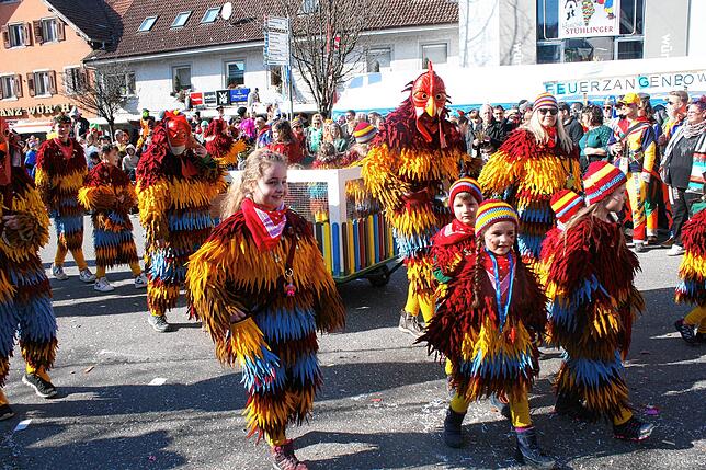 Bild 1: So schön war der Fastnachtsumzug in Stühlingen