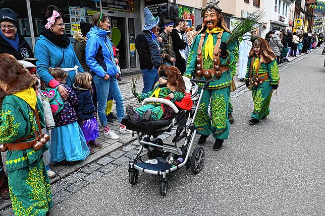 Bild 37: Großer Umzug in Tennenbronn mit 20 Musik- und Narrengruppen