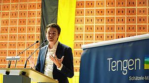 Acht Jahre war Marian Schreier Chef im Tengener Rathaus. Inzwischen arbeitet er in Berlin für die Industrie und Handelskammer (IHK). Zum ...