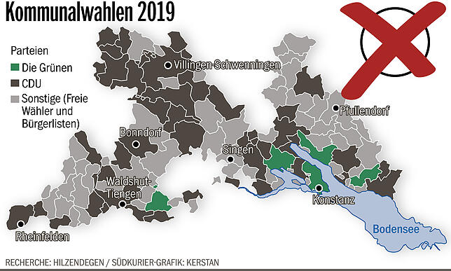 Bild 1: Wo die Parteien ihre Hochburgen haben: Fünf Erkenntnisse zur Kommunalwahl in der Region