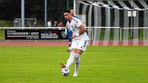 Grandioser Treffer: Eduard Nowak erzielte per Fallrückzieher das Tor zum zwischenzeitlichen 1:1 beim 6:3-Sieg des SV 08 Laufenburg gegen ...