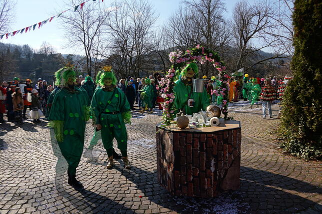 Bild 31: 43. Küssaberger Narrentreffen: Märchenhafte Fasnacht in Rheinheim
