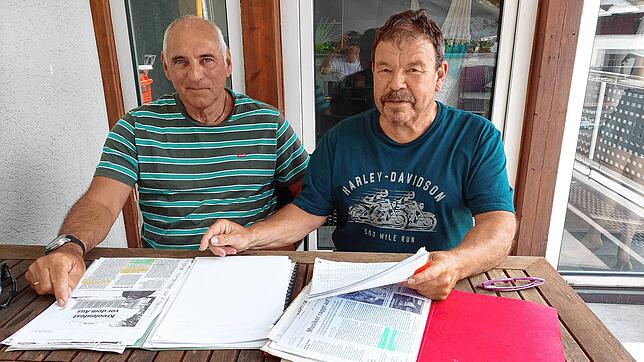 Horst Oehri und Thomas Blaser (von links) sowie zwei befreundete Familien wollten schon 2010 das Gelände Klein Venedig attraktiver ...