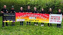 Die Organisatoren des Fests (von links): Andreas Dreher, Benjamin Braun, Selina Braun, Maurice Brückner, Sara Mano, Annalena Brückner, ...