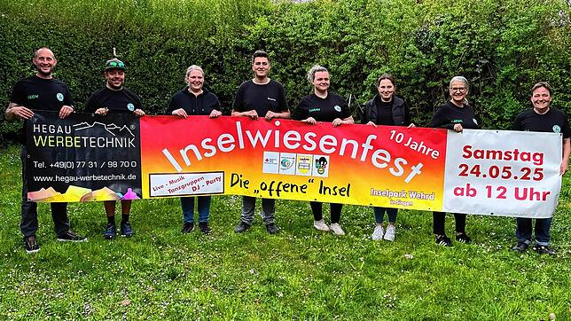 Die Organisatoren des Fests (von links): Andreas Dreher, Benjamin Braun, Selina Braun, Maurice Brückner, Sara Mano, Annalena Brückner, ...